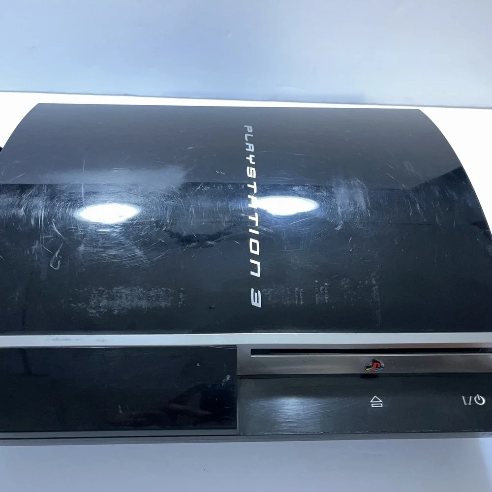 Sony PlayStation 3 PS3 Console + Power Cord CECHK01 Parts Or Repair Red Light